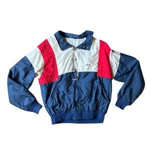 Vintage Head Sportswear Colorblock Jacket Insulated Windbreaker Zip 80s Mens L